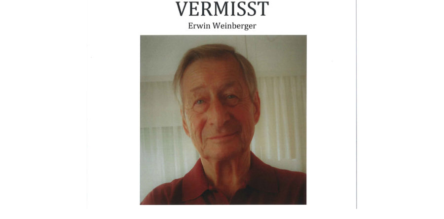Vermisst – Erwin Weinberger
